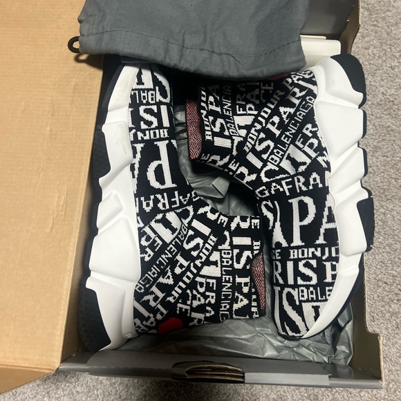 Balenciaga speed trainer Paris jacquard sz 36 - Picture 5 of 6